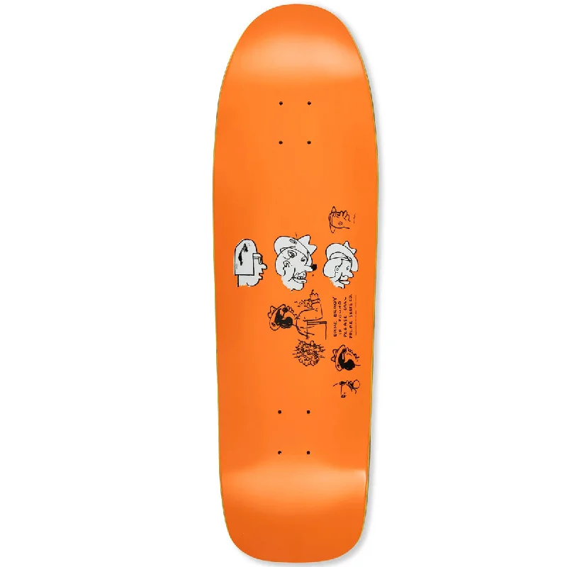 Skateboard Deck For Heavy Riders-Polar Dane Brady Dane 1 Mia Deck (Orange)