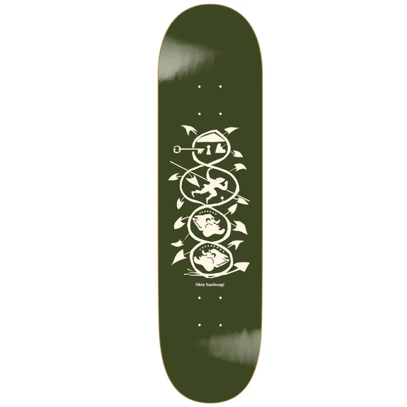 Skateboard Deck For Technical Riders-Polar Shin Sanbongi The Spiral Deck - 8.125