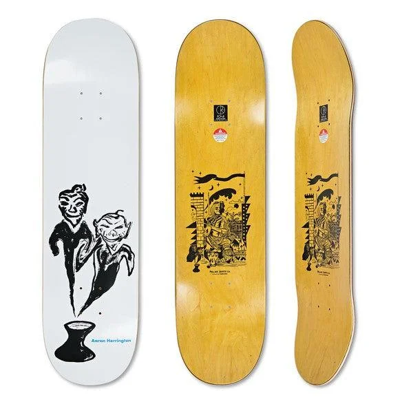 Skateboard Deck With Custom Graphics-Polar Skate Co. Aaron Herrington Pot Demons Deck 8.25"