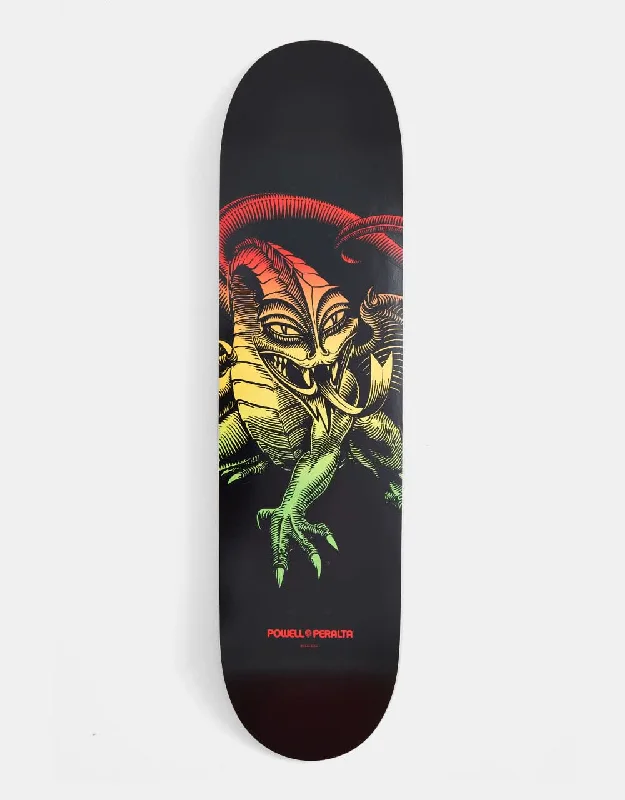 Skateboard Deck With Adjustable Design-Powell Peralta Cab Dragon Rasta Fade Skateboard Deck - 8.25"