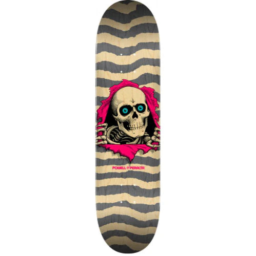 Skateboard Deck For Smooth Landings-Powell Peralta Natural Gray Deck 8.25