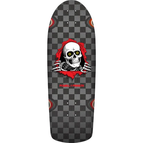 Affordable Skateboard Decks-POWELL PERALTA OG RIPPER CHECKER DECK (DCGMPSOGRCH)