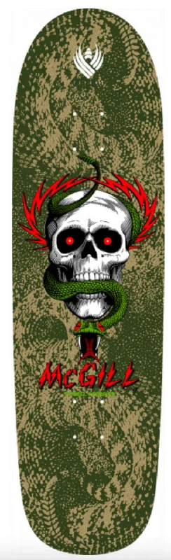 Skateboard Deck With High End Construction-Powell Peralta Pro McGill Skull and Snake 02 Flight® Skateboard Deck - 9.01 x 32.45