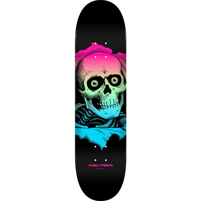 Soft Skateboard Deck For Smooth Tricks-Powell Peralta Ripper Skateboard Deck Fade Blue