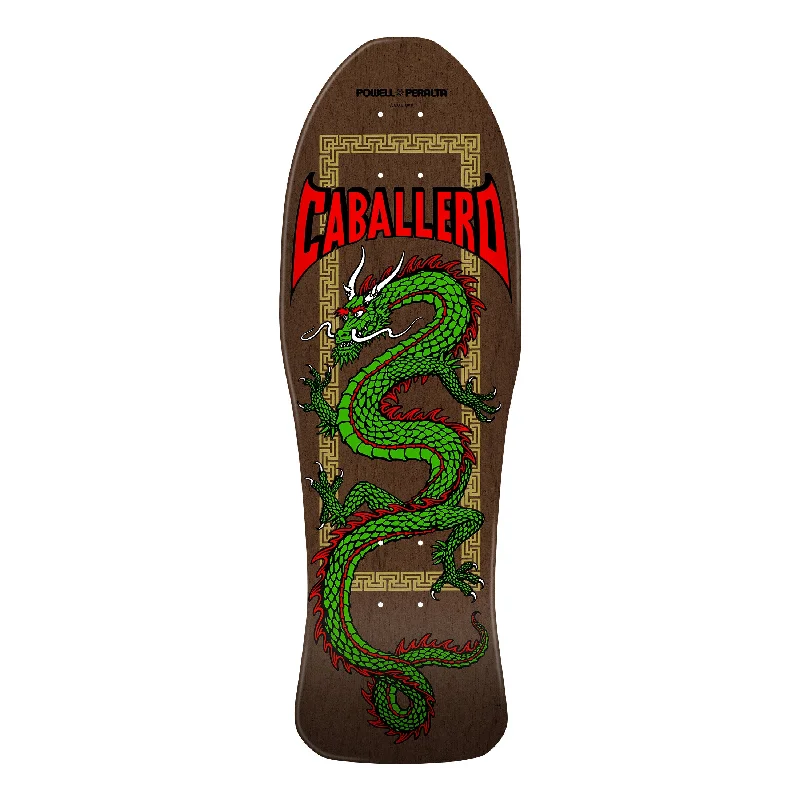 Vintage Skateboard Deck For Collectors-Powell Peralta Steve Caballero Chinese Dragon Reissue Deck - 10.0"