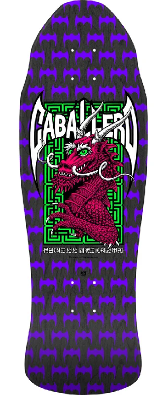 Skateboard Deck For Consistent Speed-Powell Peralta Steve Caballero Reissue 9.625 Deck Black Stain