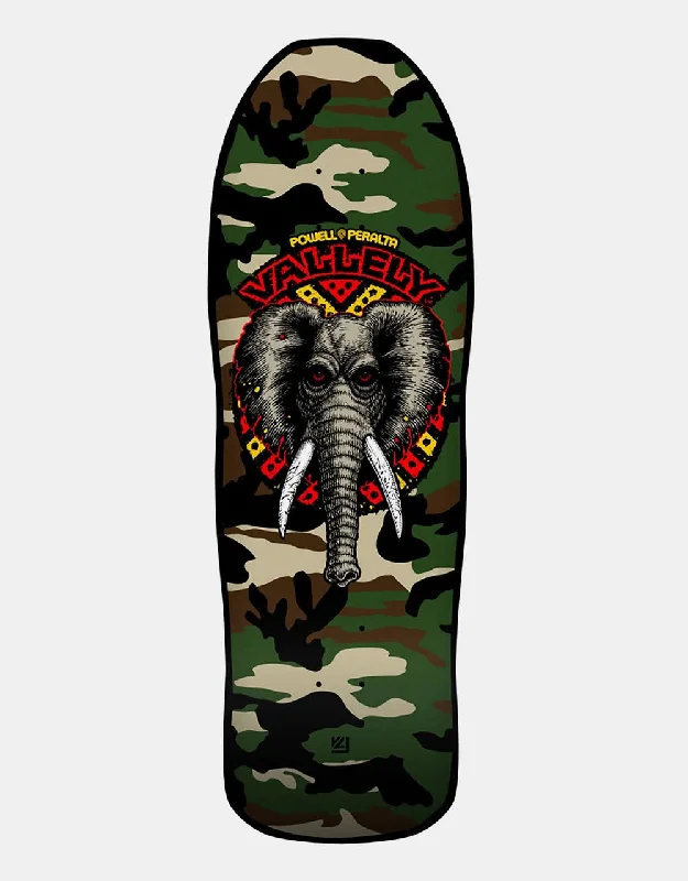 Skateboard Deck With Quality Construction-Powell Peralta Vallely Elephant '09' 163 Skateboard Deck - 10"