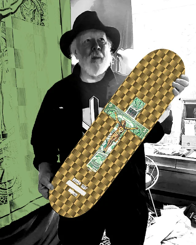 Best Skateboard Decks For Street And Bowl-*Pre-Order* Winston Smith "Golden Idol" Skate Deck Limited Edition of 100 - Signed and Numbered  *Pre-Order*