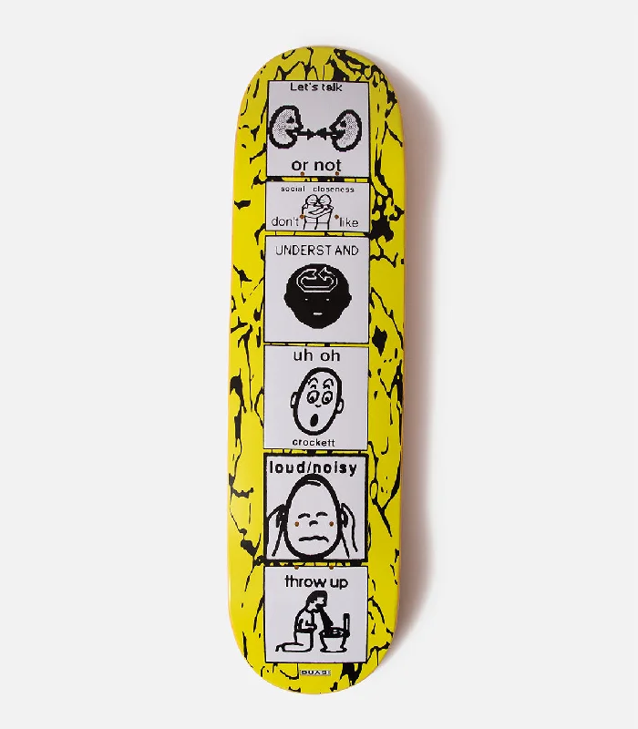 Skateboard Deck For Technical Street Skating-Quasi Gilbert Crockett Puker Deck