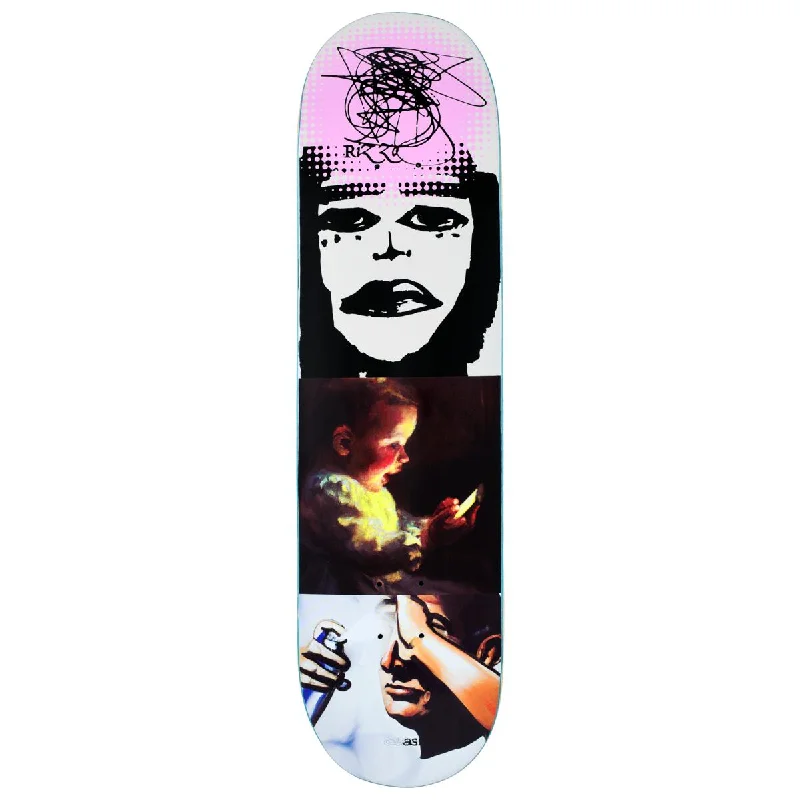 Pro-Level Skateboard Deck For Performance-Quasi Rizzo 'Tired Eyez' Deck - 8.25