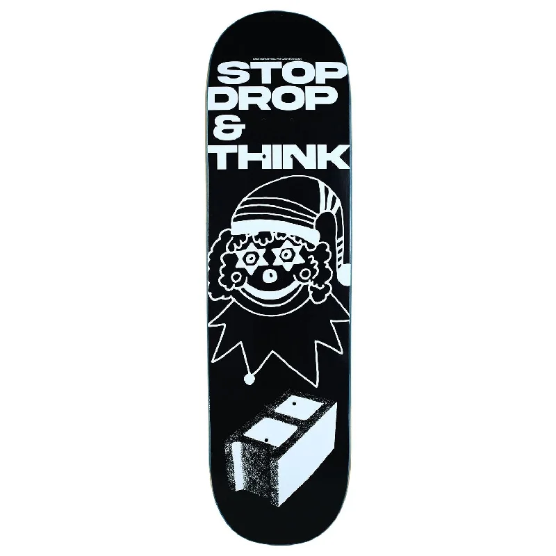 Skateboard Deck With Custom Graphics-Quasi Skateboards Barker Think Deck (8.5)