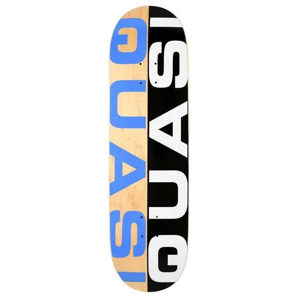 Skateboard Deck With Deep Concave Design-Quasi Skateboards Corp Deck 8.75" Natural