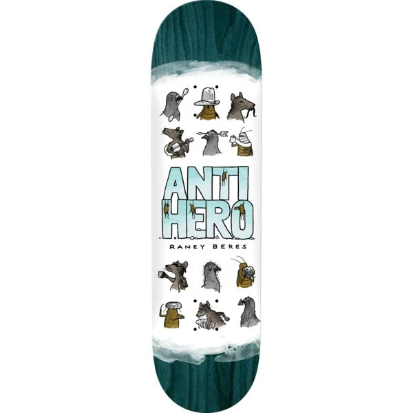 Best Skateboard Deck For Long-Term Use-Raney Heres Usual Suspect Pro Deck 8.38 (stain options listed)