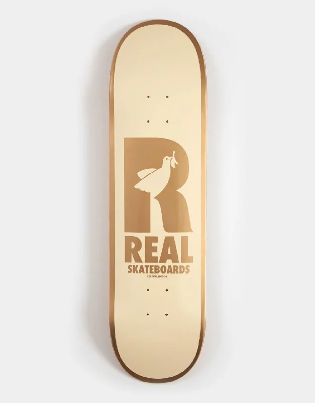 Skateboard Deck For Beginners Learning-Real Renewal Doves Skateboard Deck - 8.38"