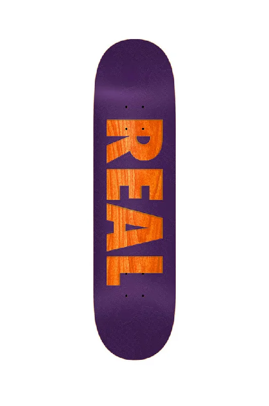 Skateboard Deck With Vibrant Colors-Real Skateboards Bold Redux Deck 8.38"