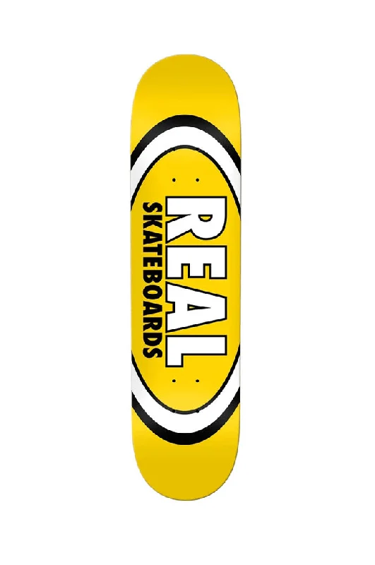 Skateboard Deck With Artistic Designs-Real Skateboards Classic Oval Deck 8.06"