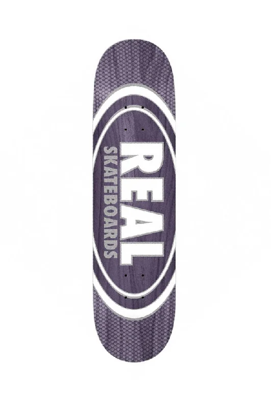 Deck For Skateboard Ramp Riding-Real Skateboards Oval Pearl Patterns Slick 8.25" Deck