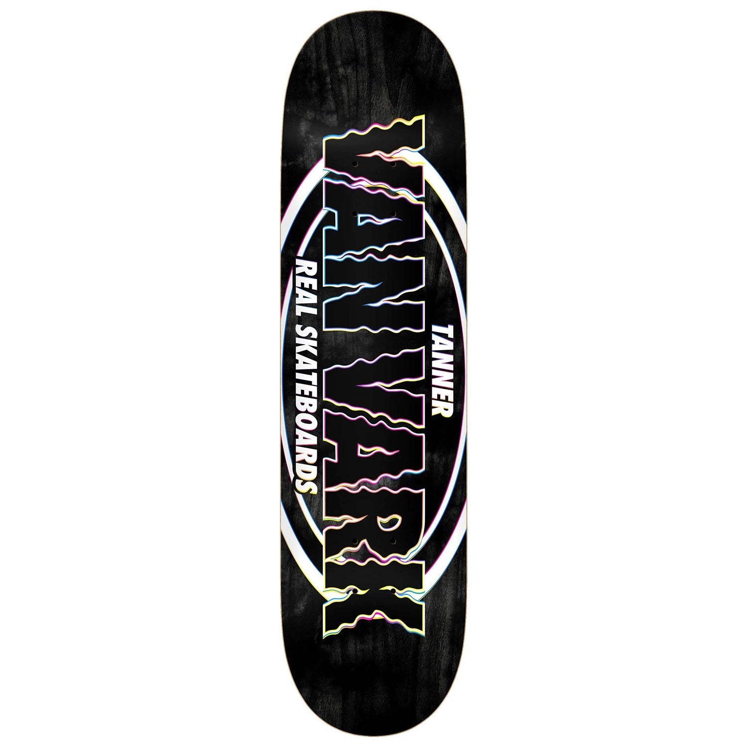 Skateboard Deck For Beginner Tricks-Real Tanner Van Vark Pro Oval Deck 8.38"