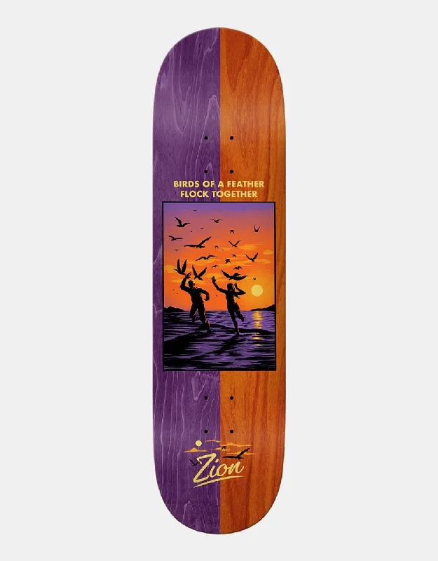 Skateboard Deck With Multiple Options-Real Zion Bright Side Skateboard Deck - 8.5"