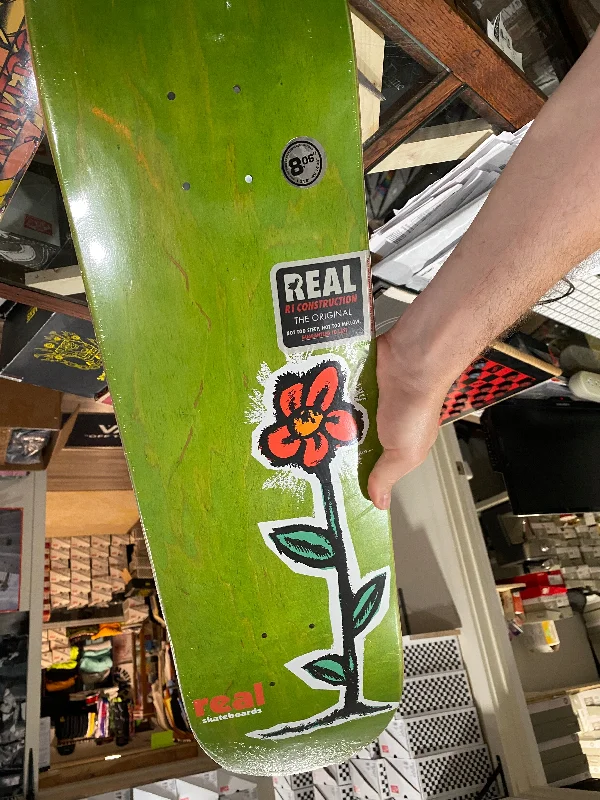 Skateboard Deck For Street And Ramp Skating-Regrowth Deck Grn stain 8.06