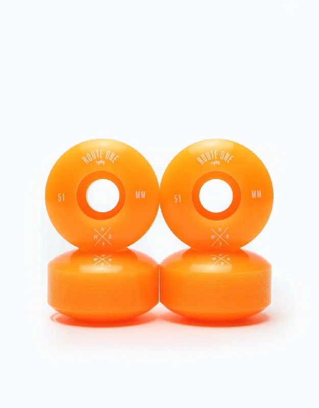 Skateboard Wheels For Heavy Riders-Route One Four Corners Skateboard Wheel - 51mm