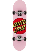 Skateboard Deck For Lightweight Skaters-SANTA CRUZ 7.50IN MICRO CLASSIC DOT COMPLETE SKATEBOARD (11116644)