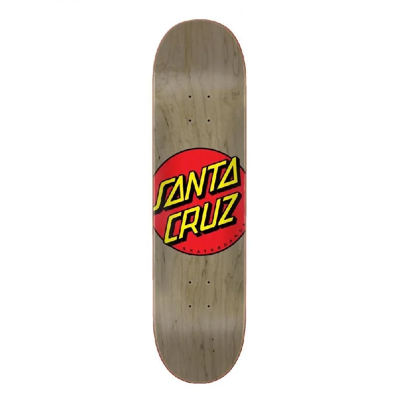 Long Skateboard Deck For Comfort-Santa Cruz Classic Dot Skateboard Deck 8.375"