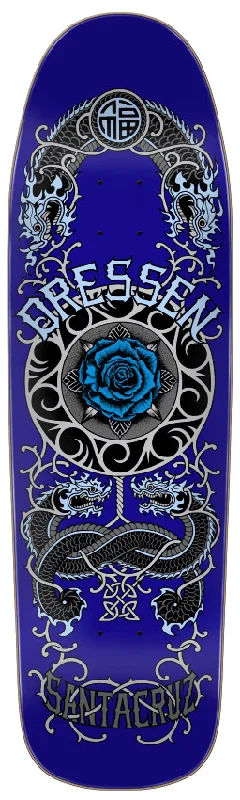 Skateboard Deck For Better Stability-Santa Cruz Dressen Rose Crew One Shaped 9.31 Skateboard Deck