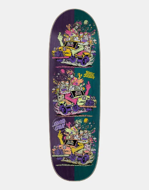 Skateboard Deck For Long Lasting Durability-Santa Cruz Johnson Beastwagon Crew Shaped Skateboard Deck - 8.8"