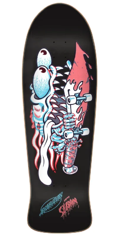 Comfortable Skateboard Deck For Riders-Santa Cruz Meek Slasher Decoder Re Issue Skateboard Deck