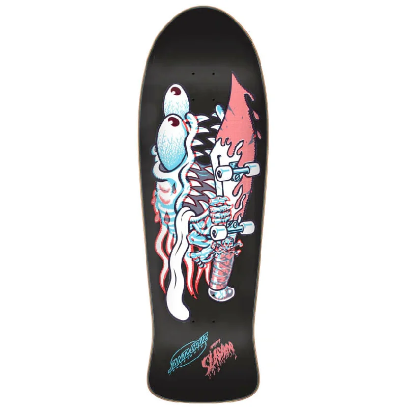 Skateboard Deck For Easy Turning-Santa Cruz Meek Slasher Decoder Reissue Deck 10.1"