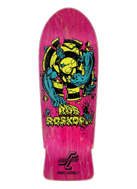 High-Flex Skateboard Deck For Quick Moves-Santa Cruz Roskop Target 3