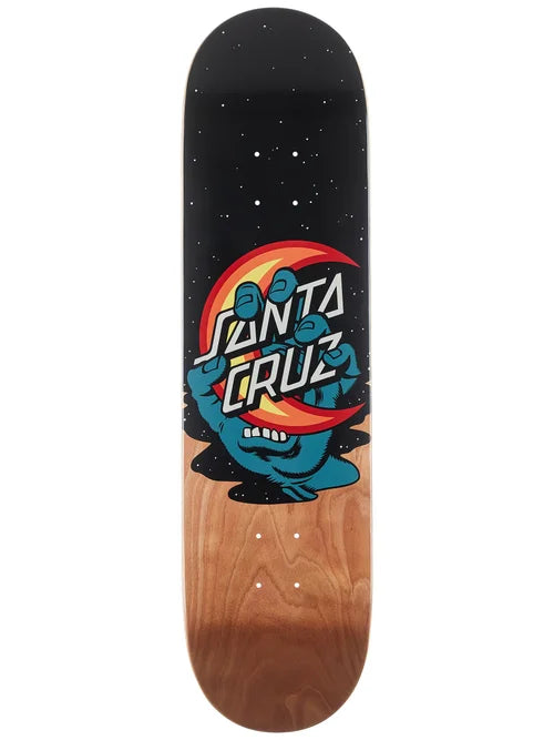 Skateboard Deck With Enhanced Traction-Santa Cruz Screaming Delta Moon 8.25