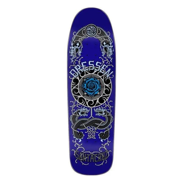 Skateboard Deck For All Skill Levels-Santa Cruz Skateboards Eric Dressen Rose Crew Shaped Deck 9.31"