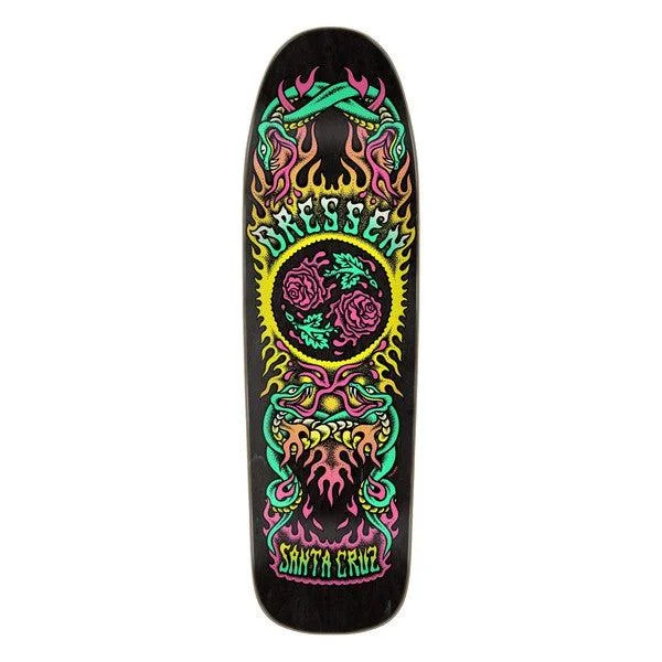 Skateboard Deck For Perfect Flicks-Santa Cruz Skateboards Eric Dressen Rose Crew Two Shaped Deck 9.31"