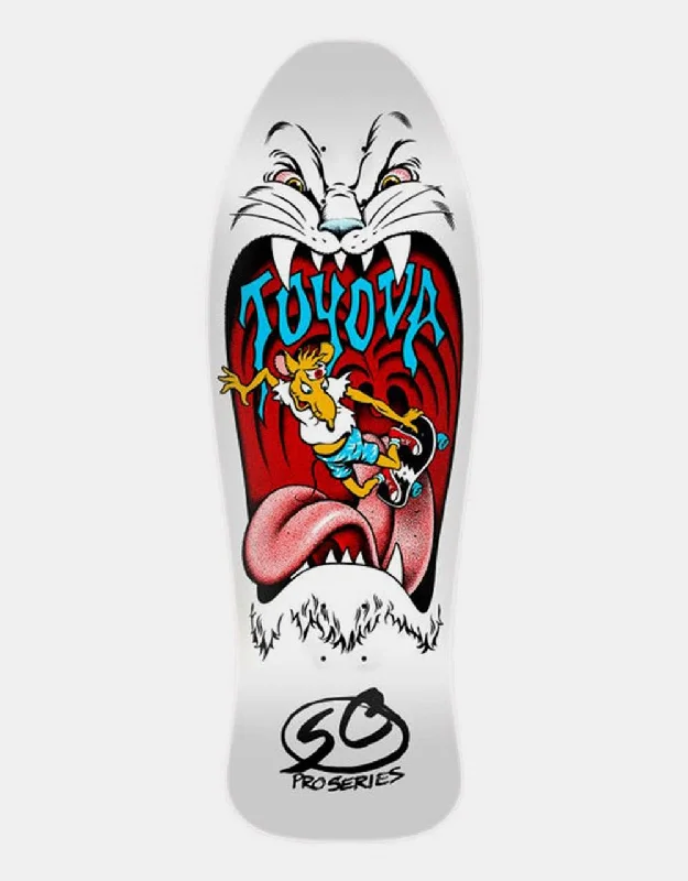 Skateboard Deck With Quality Construction-Santa Cruz Toyoda Reissue Skateboard Deck - 10.4"