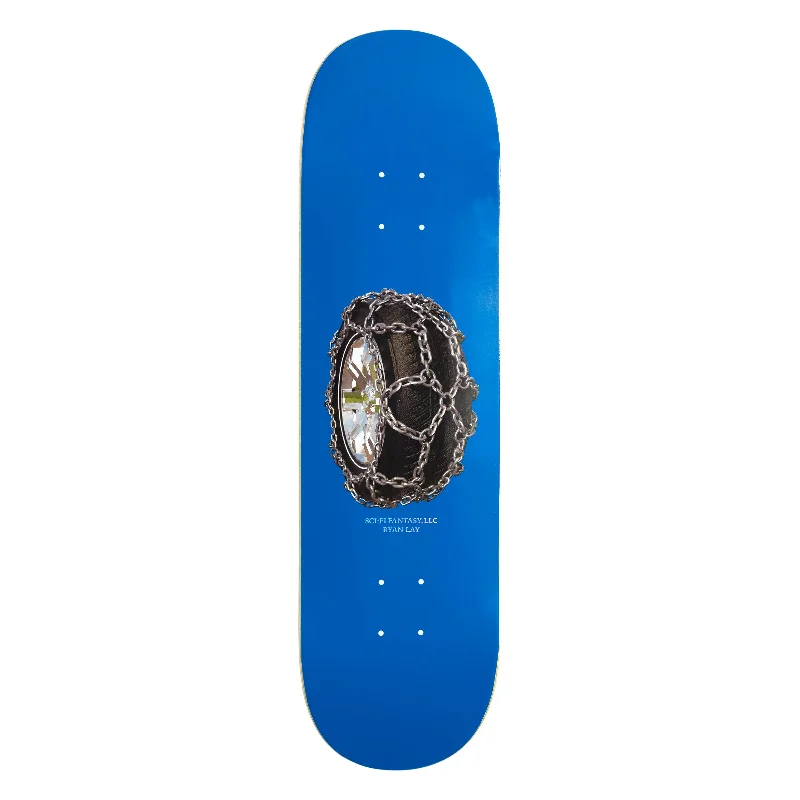 Skateboard Deck For Flat Tricks-Sci-Fi Fantasy Ryan Lay Tire Chain: Assorted Sizes