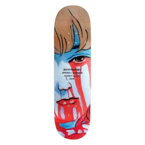 Best Deck For Longboard Style Skating-Sci-Fi Fantasy Skateboards Corey Glick Beheaded Deck 8.38"