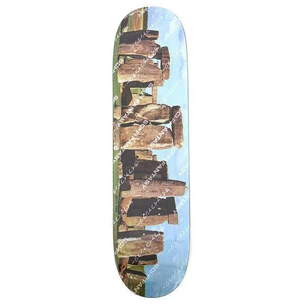 Skateboard Deck For Smooth Accelerations-Sci-Fi Fantasy Skateboards Jerry Hsu Stonehenge Deck 8.5"