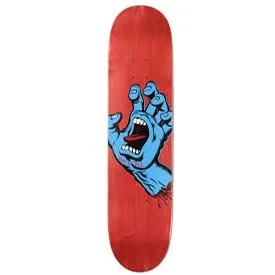 Durable Skateboard Deck For High-Speed Skating-Screaming Hand Deck Red Stain 8.0 X 31.6