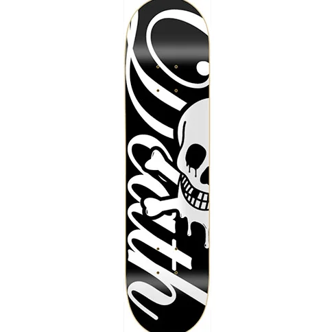 Comfortable Skateboard Deck For Riders-Script (Black/White) Deck - 8.25