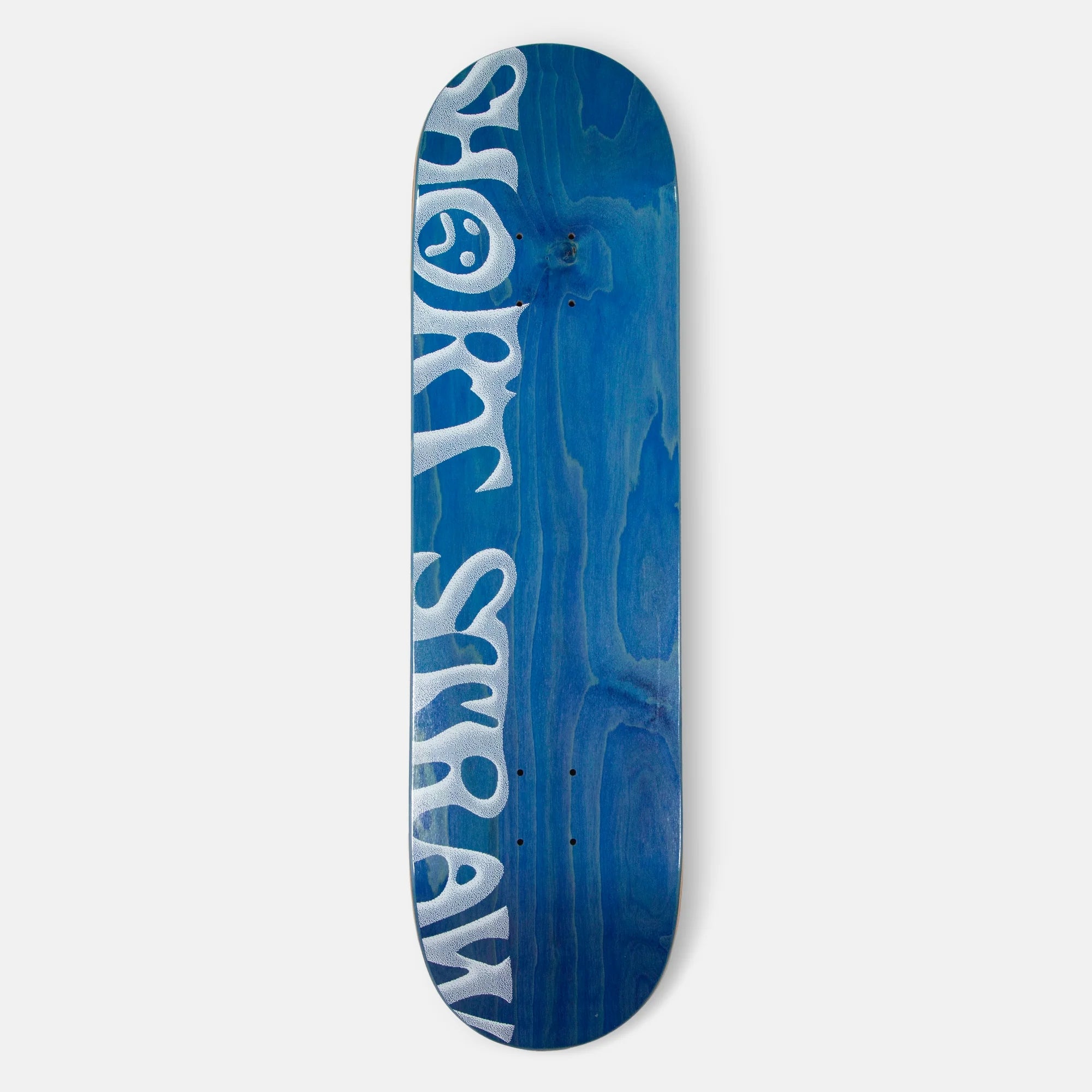 Best Skateboard Deck For Skaters-Short Straw Fadeaway Logo Blue Skateboard Deck - 8.35