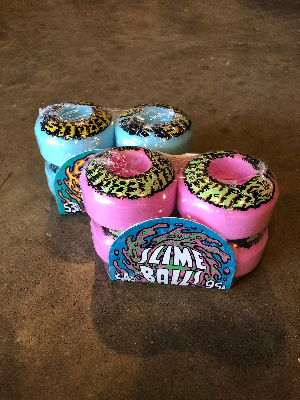 Skateboard Wheels With Deep Concave-SLIME BALL WHEELS - SNOT ROCKETS - 95a