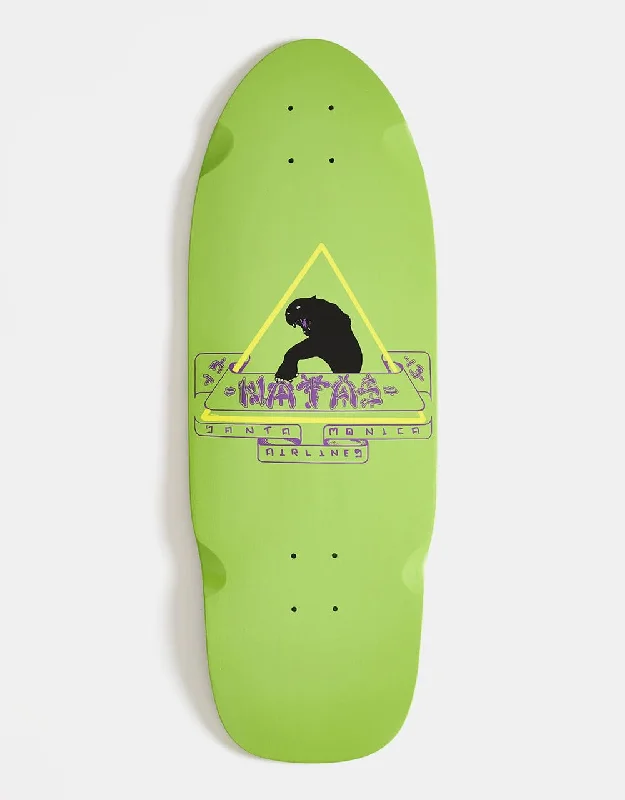 Skateboard Deck With Enhanced Traction-SMA Natas 1st Edition Lime Green Skateboard Deck - 10"