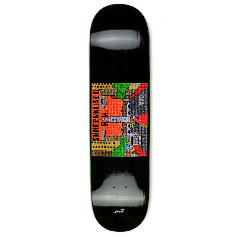 Skateboard Deck For Beginners And Pros-Snack Willams Postcard SF Deck (8.125)