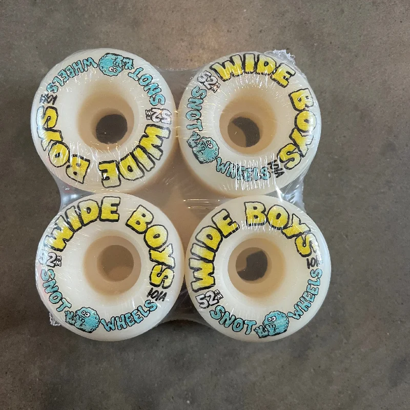 Skateboard Wheels With Minimal Wear-SNOT WHEELS - WIDE BOYS - 52mm 101a