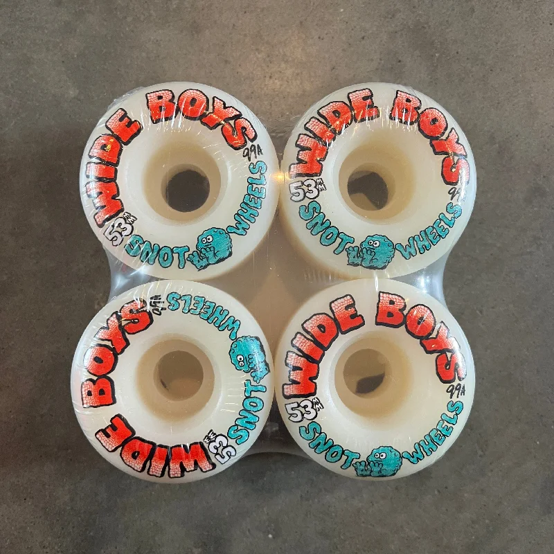 Skateboard Wheels For Easy Control-SNOT WHEELS - WIDE BOYS - 53mm 99a