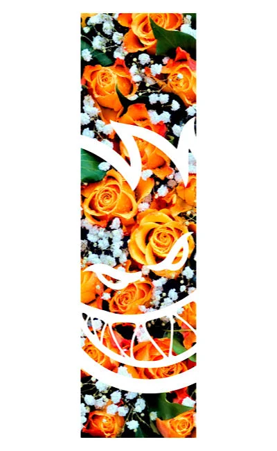 Skateboard Grip Tape With Minimal Slippage-SPITFIRE - Bighead Floral Griptape