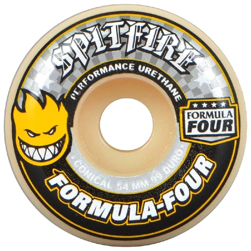 Lightweight Skateboard Deck For Beginners-Spitfire Formula Four Conical 99a - Assorted Sizes