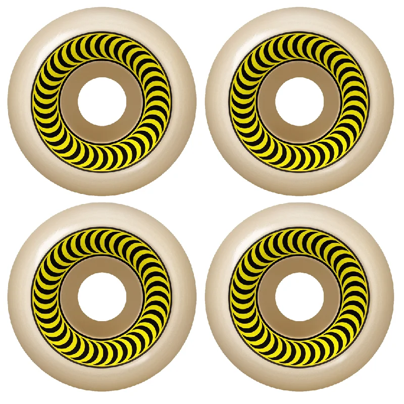 Skateboard Wheels For Skating In The Park-SPITFIRE F4 OG CLASSIC 99D WHEELS YELLOW - 55MM